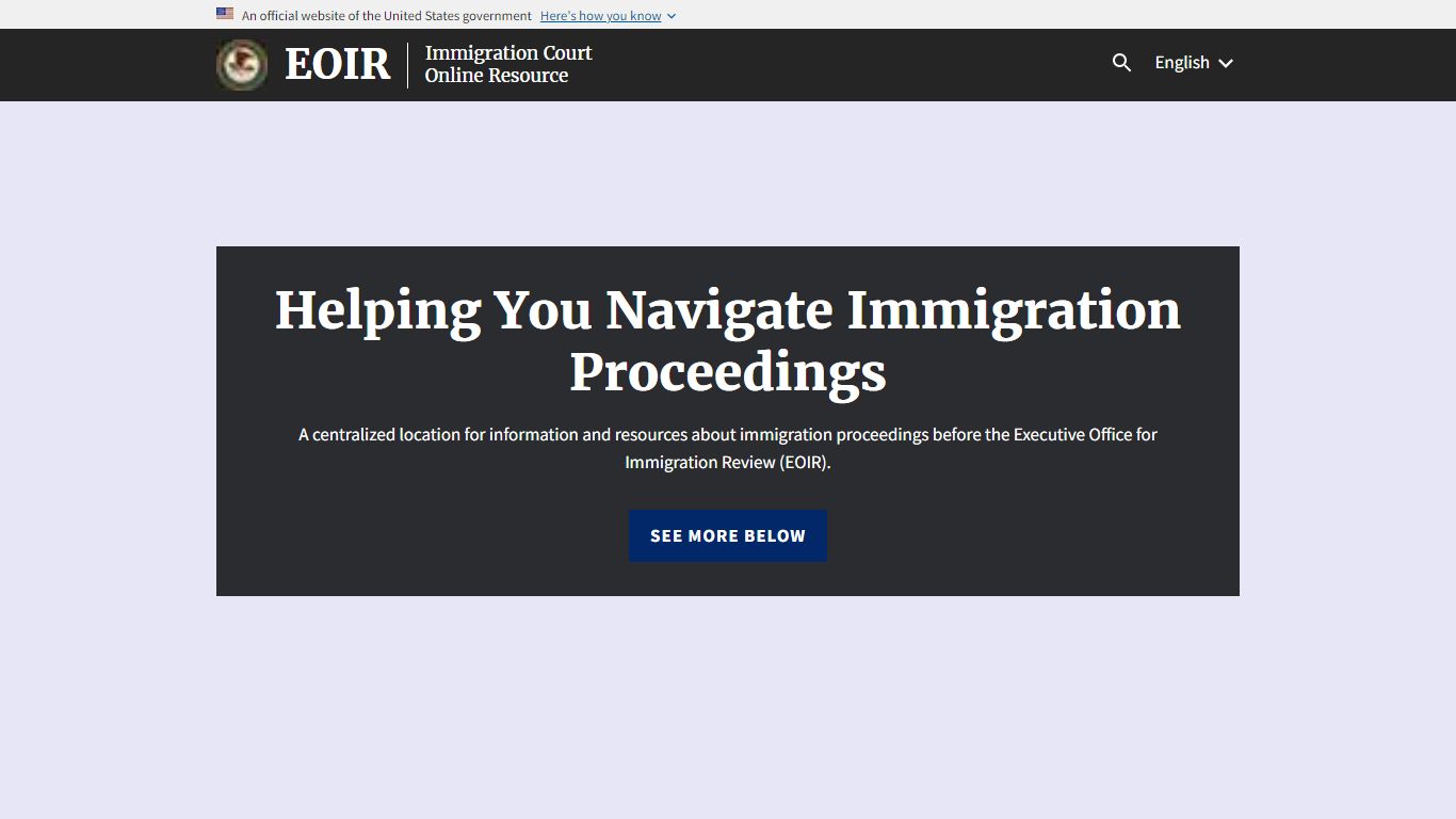 Immigration Court Online Resource - United States Department of Justice
